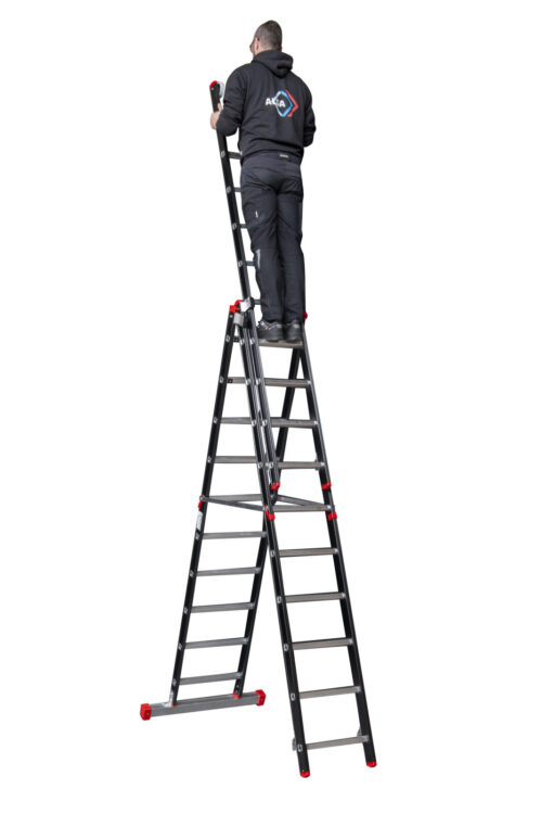 3 delige Ladder met los topdeel