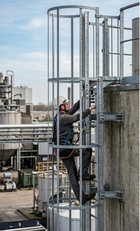 Kooiladder Met Middenrail