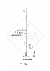 Gevelladder Model GLB 3