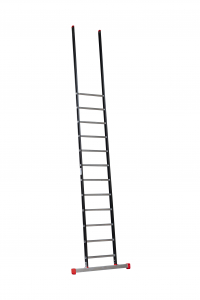 Bouwladder met stabiliteitsbalk