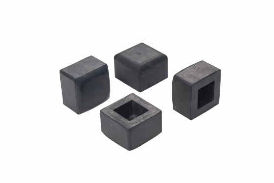 Mokerdop 4x4 cm. (set 4 stuks)