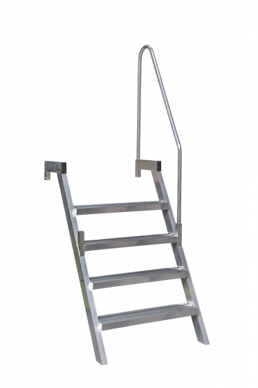 Aluminium Bulwark ladder 1 leuning