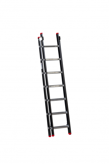 EMPIRE Opsteekladder 2 delig 2x7 met ladderhaken