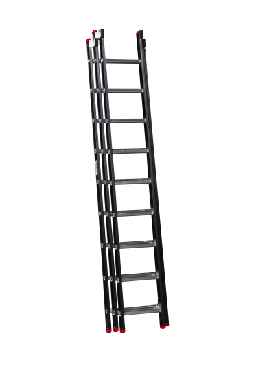 EMPIRE Opsteekladder 3 delig 3x9 met ladderhaken