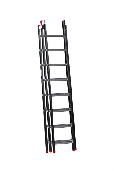 EMPIRE Opsteekladder 3 delig 3x8 met ladderhaken