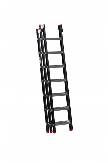 EMPIRE Opsteekladder 3 delig 3x7 met ladderhaken