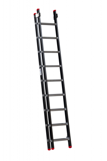 EMPIRE Opsteekladder 2 delig 2x9 met ladderhaken