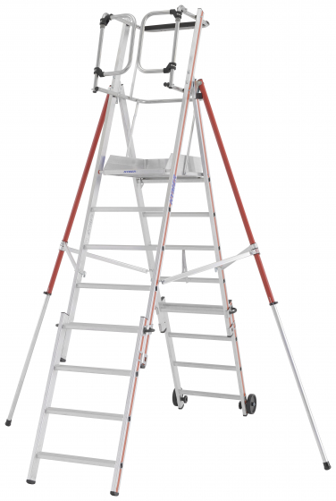 Platformladder 5-8 sporten Uitschuifbaar