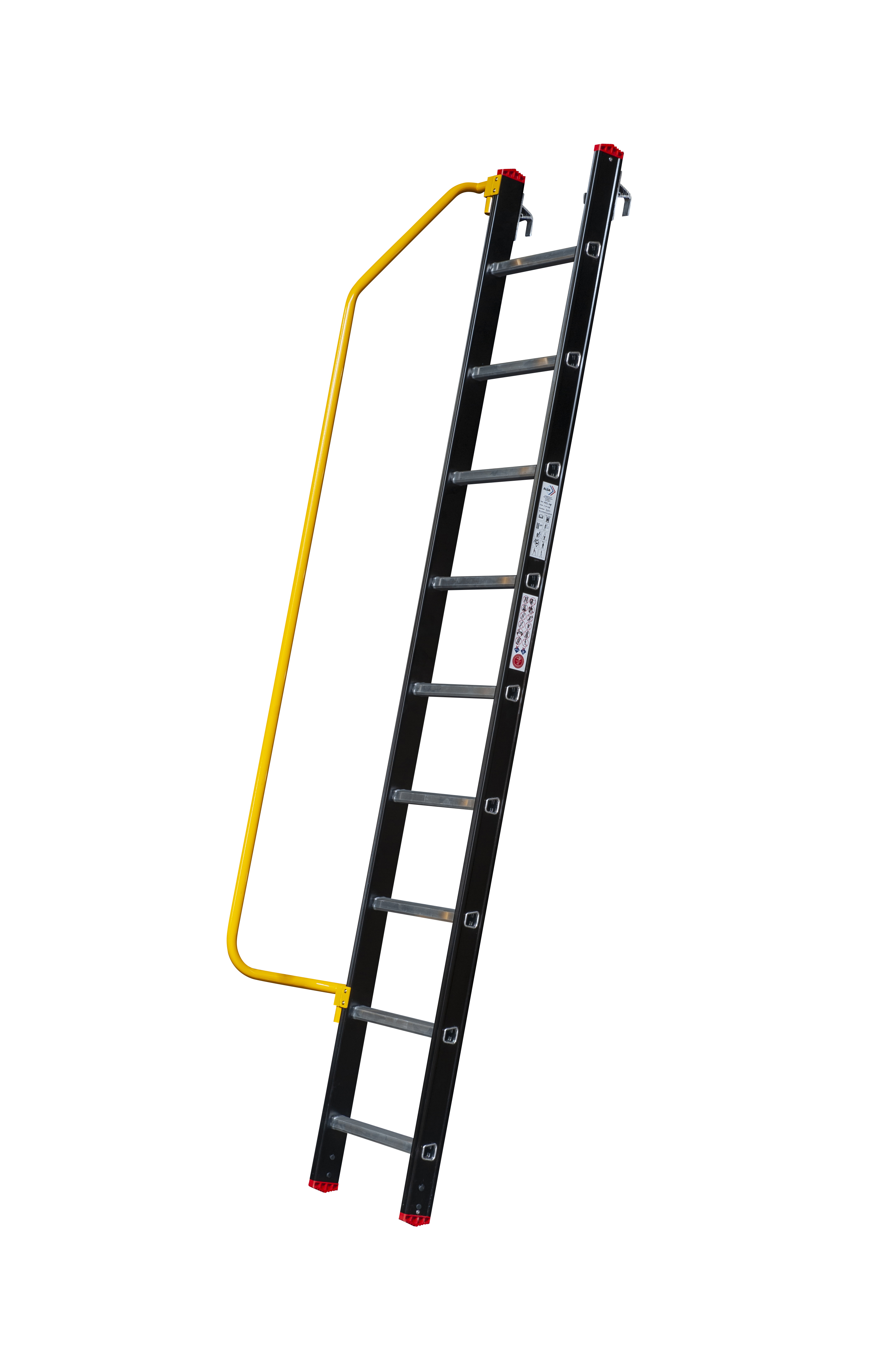 houten kleinhandel Oh jee Schrikleuning Ladder links | Veiligheidsleuning Ladder