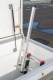 Ladderboom verlenger (links) voor ALGA ladders
