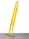 Kunststof ladder 3 delig uitgeschoven