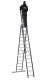 MANHATTAN Reformladder 3 delig 3x14 A-stand 100314