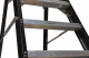 Onderaanzicht treden van gesloten kokerprofiel van de enkel oploopbare trap type Mammoet | ALGA