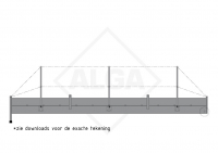 Aluminium gangway 7 meter (zeevaart) 410007