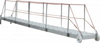 Aluminium gangway 8 meter (binnenvaart) 400008