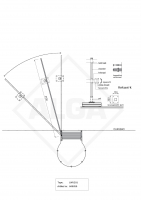 Hekwerk universeel lengte 2,10 meter (enkel) 840050