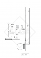 Hekwerk dakrand meelopend lengte 4,10 meter (enkel) 840053