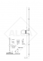 Hekwerk dakrand meelopend lengte 4,10 meter (set) 840057