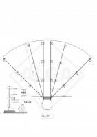 Hekwerk universeel lengte 4,10 meter (set) 840055