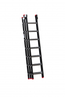 EMPIRE Opsteekladder 3 delig 3x7 met ladderhaken 111307