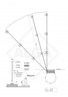 Hekwerk universeel lengte 4,10 meter (enkel) 840051