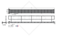 Aluminium gangway 7 meter (binnenvaart) 400107